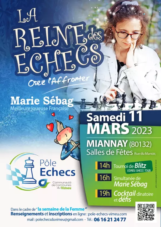 MARIE SEBAG près de chez nous le samedi 11 mars 23