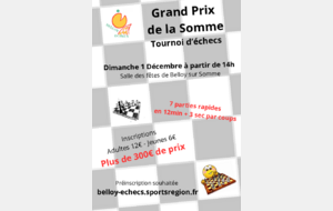 GRAND PRIX RAPIDE A BELLOY SUR SOMME, LE 1° DEC 2024