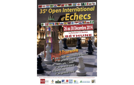 35° Open d'échecs de BETHUNE (Pas-de-Calais)